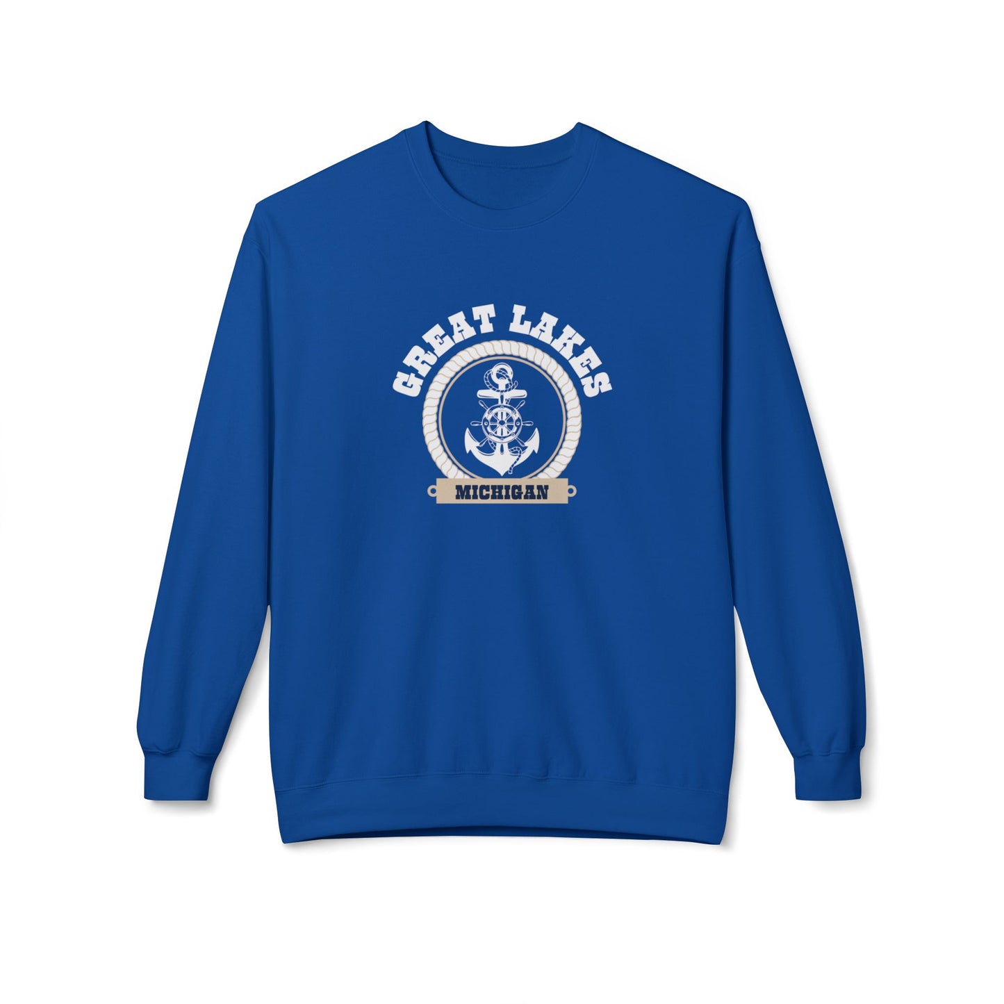 Anchored in Michigan Midweight Sweatshirt