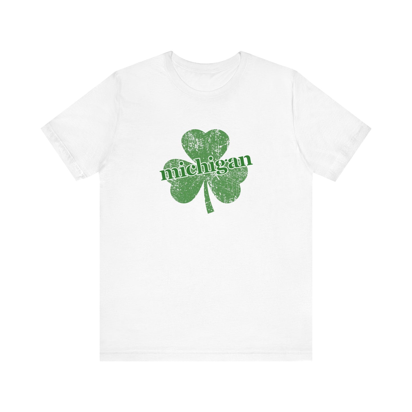 Michigan Shamrock Unisex Tee – Perfect for St. Patrick's Day Celebrations