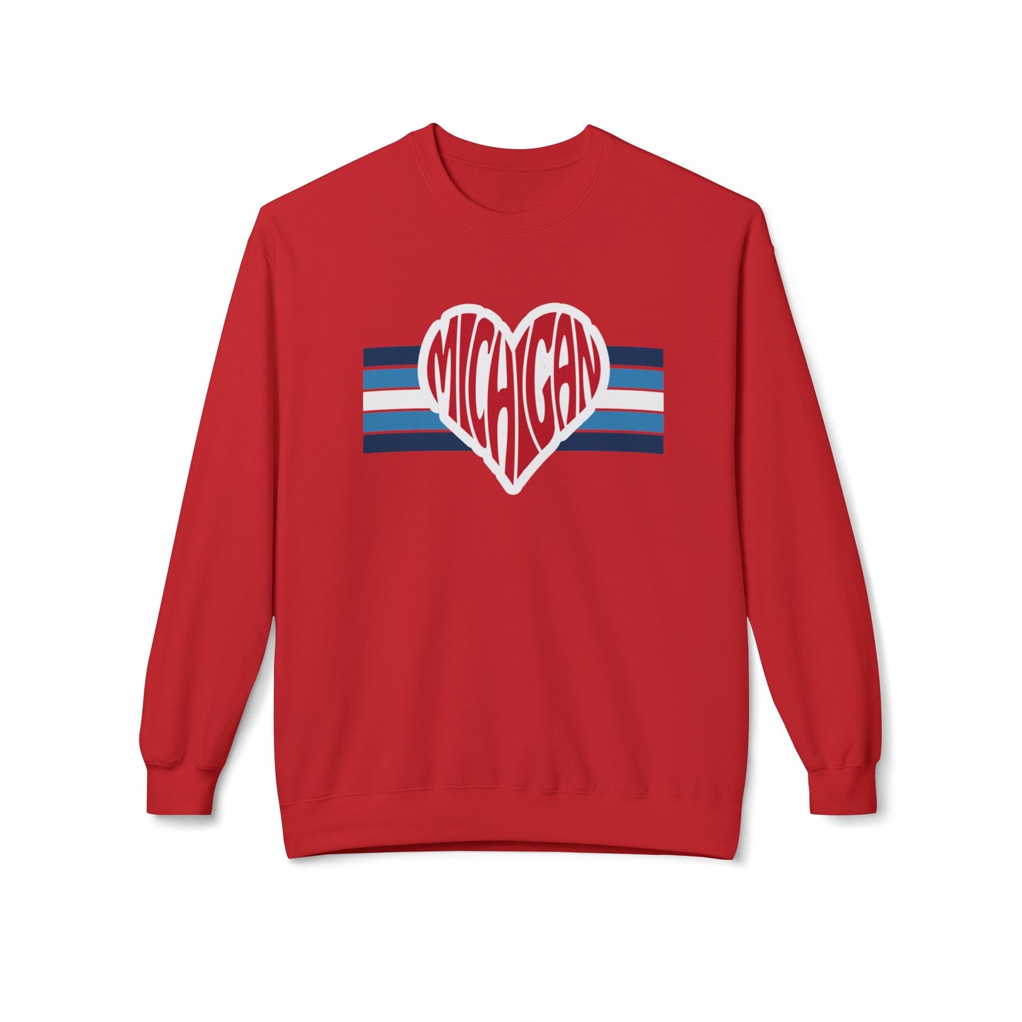 Michigan Love Heart Sweatshirt