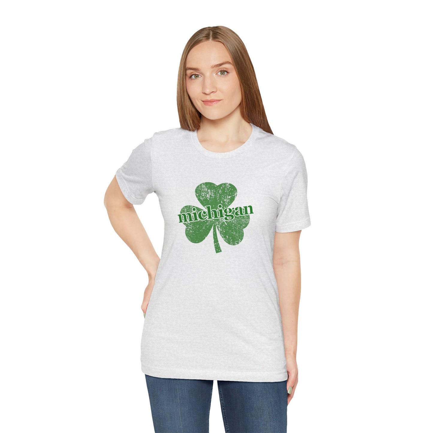 Michigan Shamrock Unisex Tee – Perfect for St. Patrick's Day Celebrations
