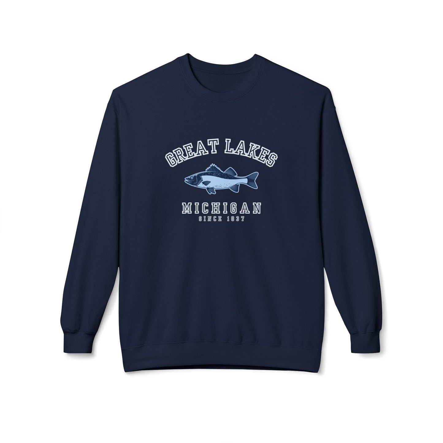 Walleye-in Around Michigan Sweatshirt