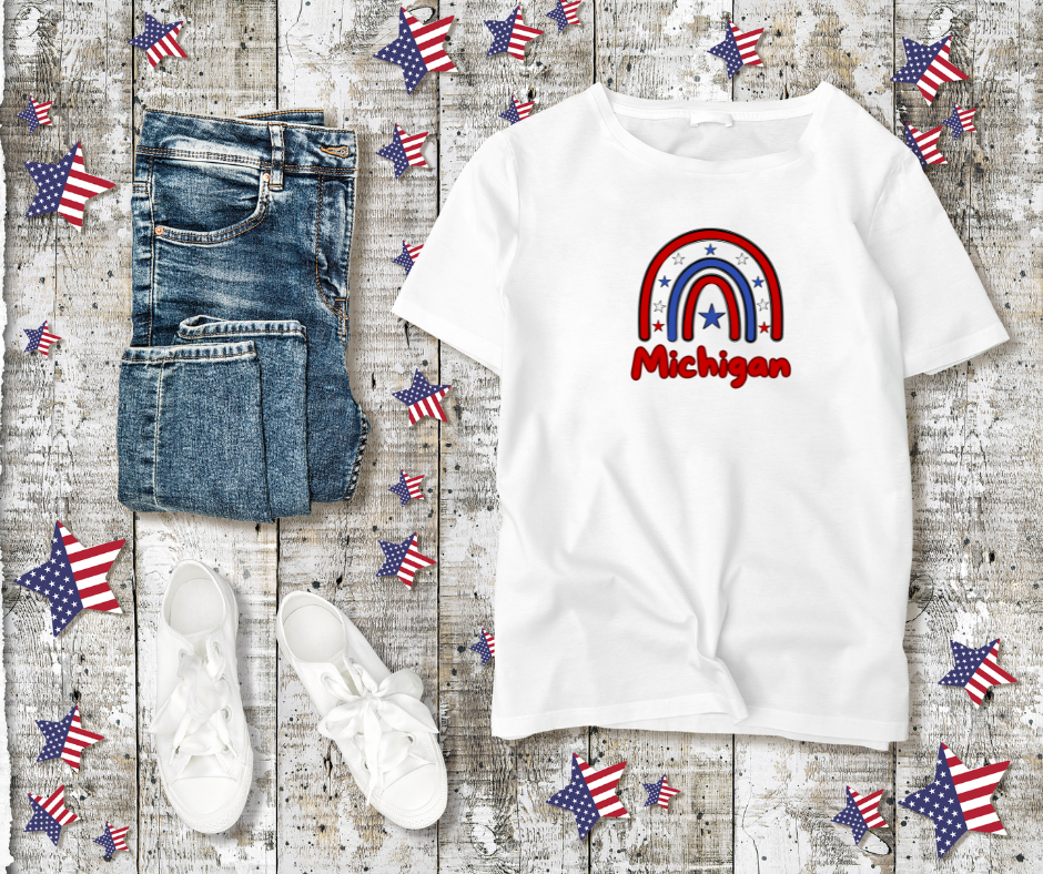 Celebrating Freedom 4th of July Tee
