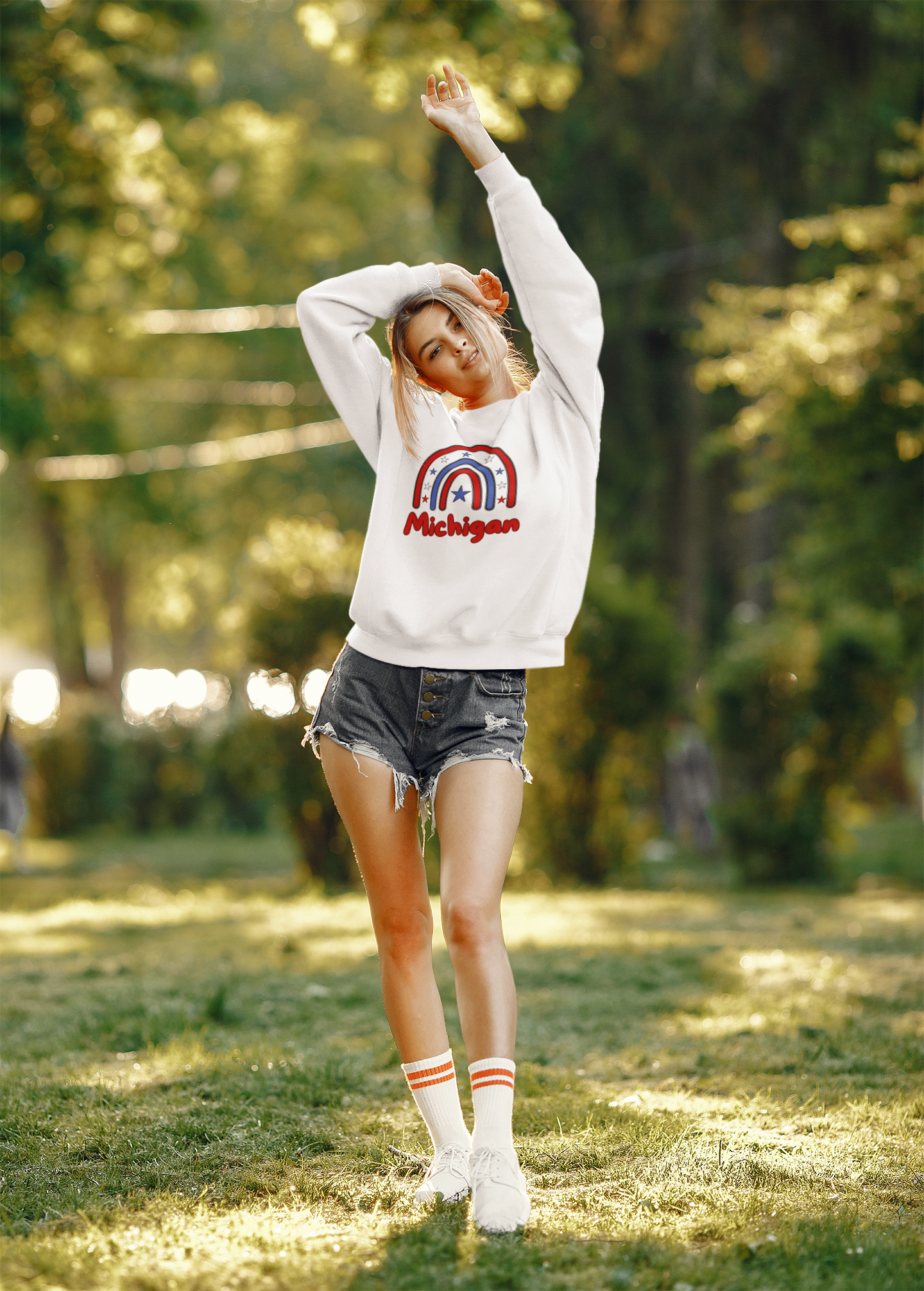 Celebrating Freedom 4th of July Sweatshirt