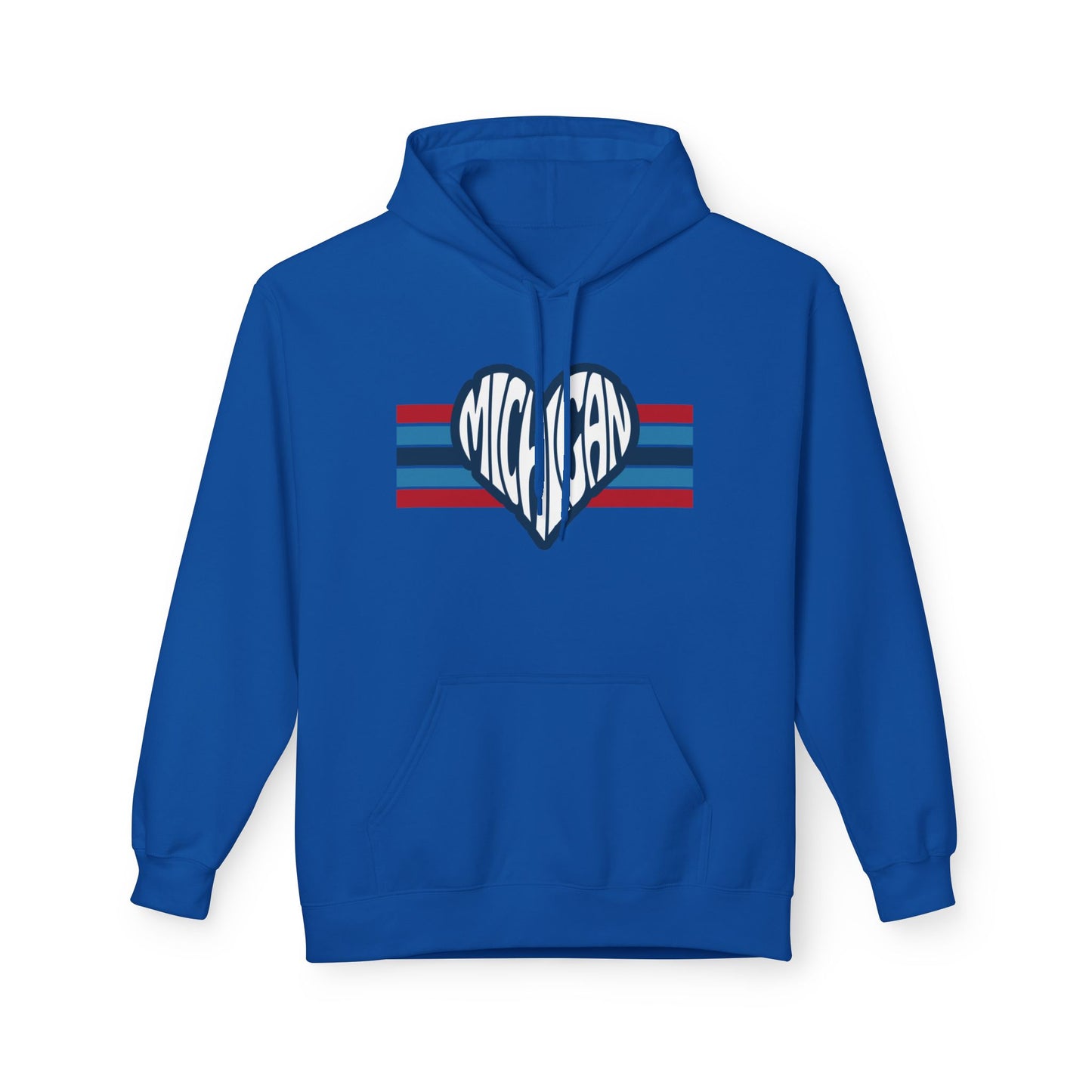 Michigan Love Heart Hoodie