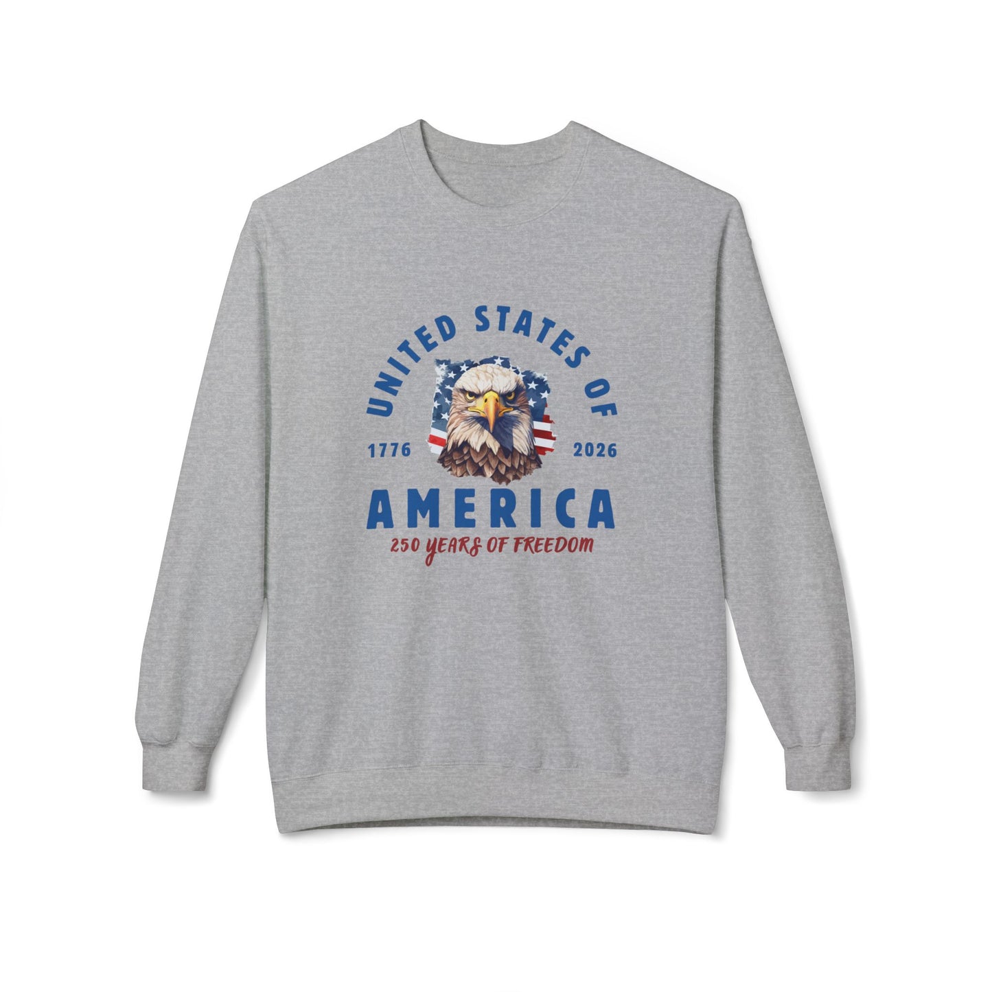America 250th Anniversary Sweatshirt – United States of America Eagle Graphic