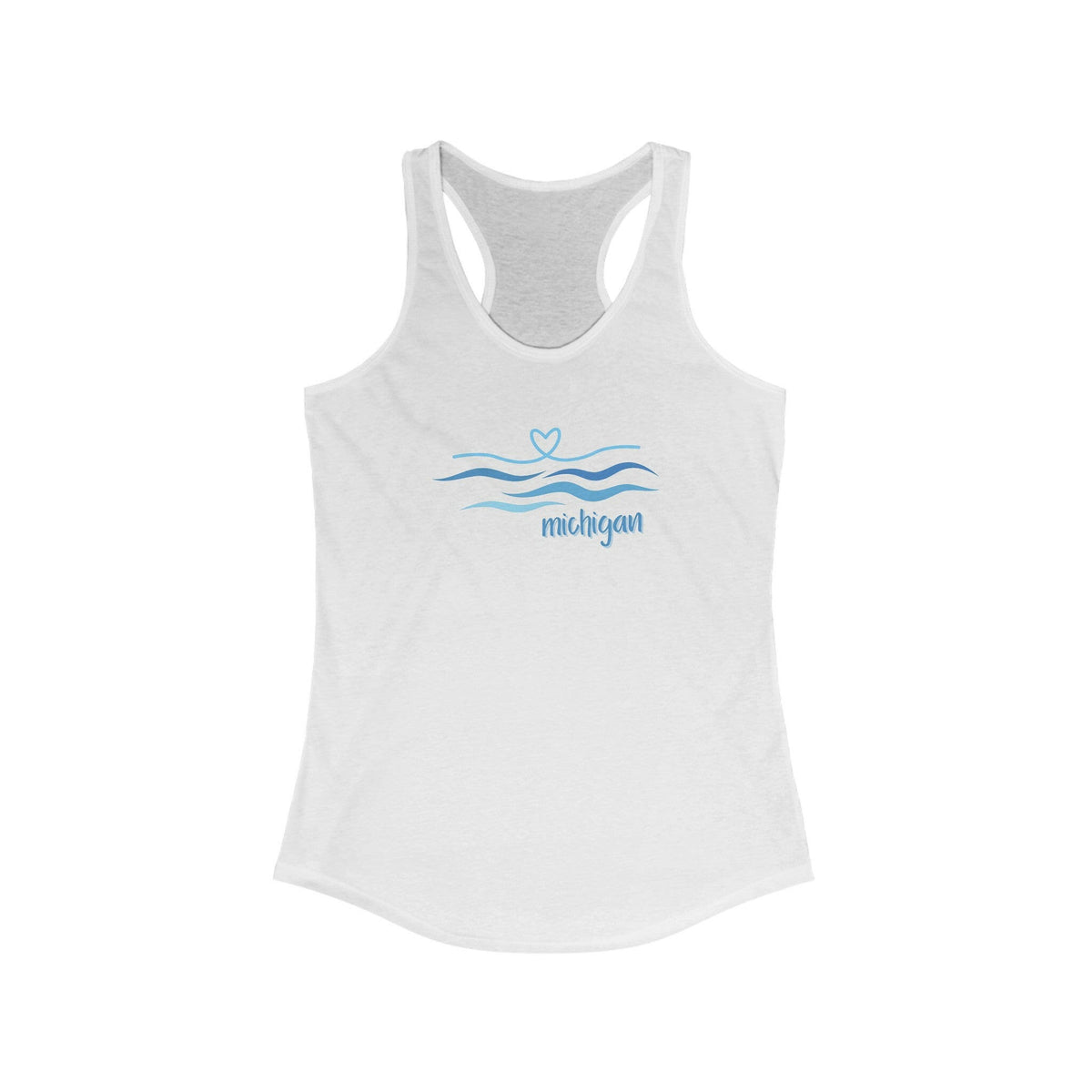 Heartfelt Waves Women's Racerback Tank