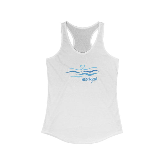 Heartfelt Waves Women's Racerback Tank