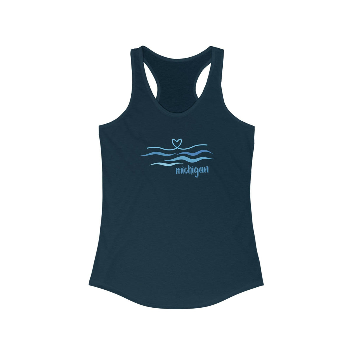 Heartfelt Waves Women's Racerback Tank