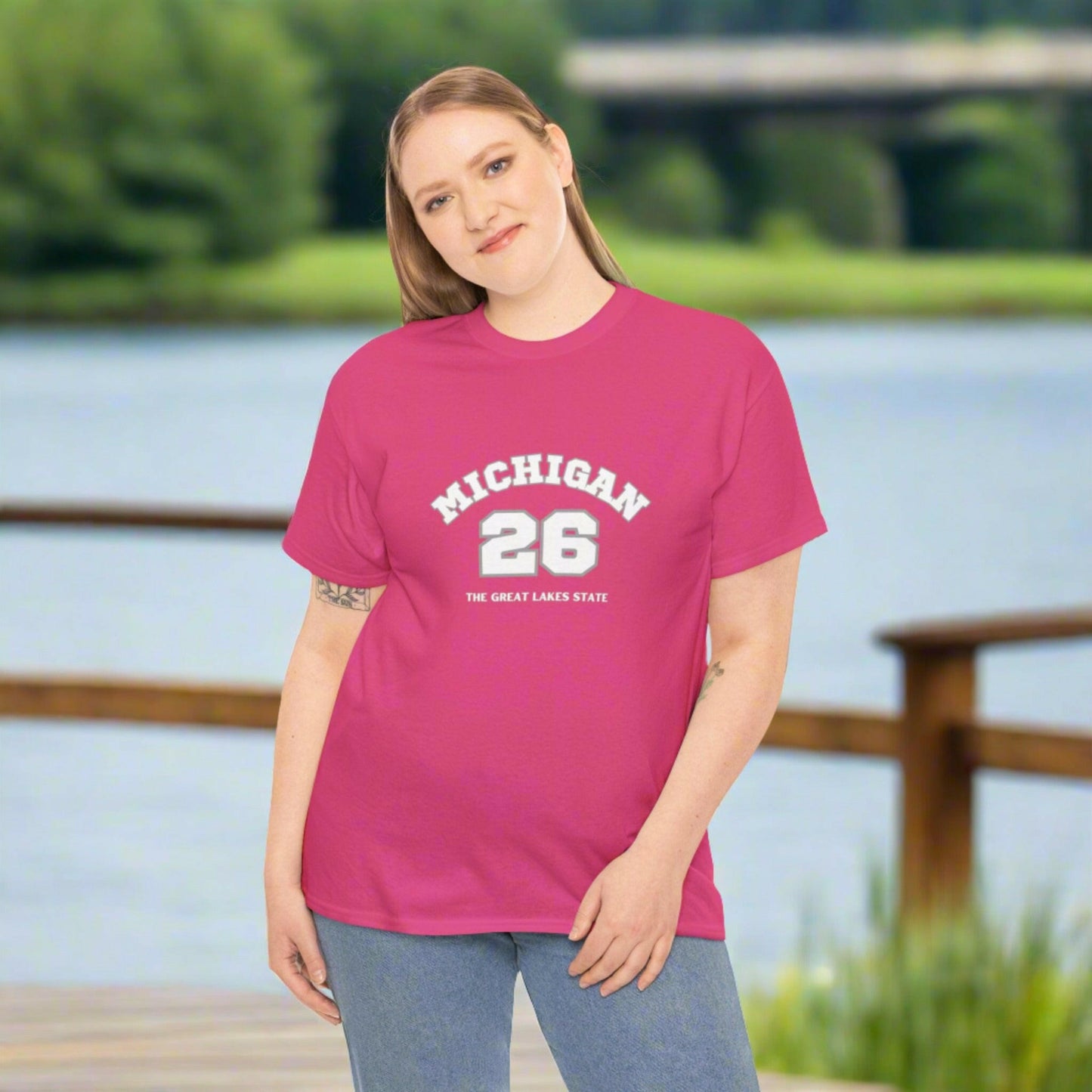 Mich26 Unisex Heavy Cotton Tee