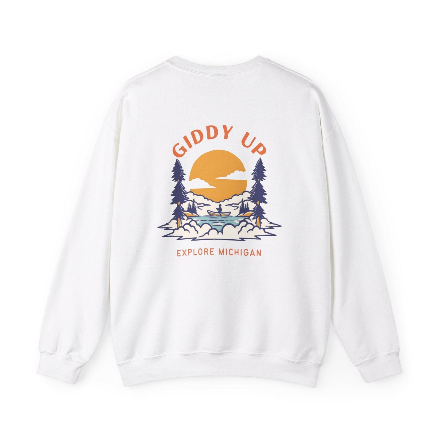 Giddy Up - Explore Michigan Unisex Heavy Blend™ Sweatshirt