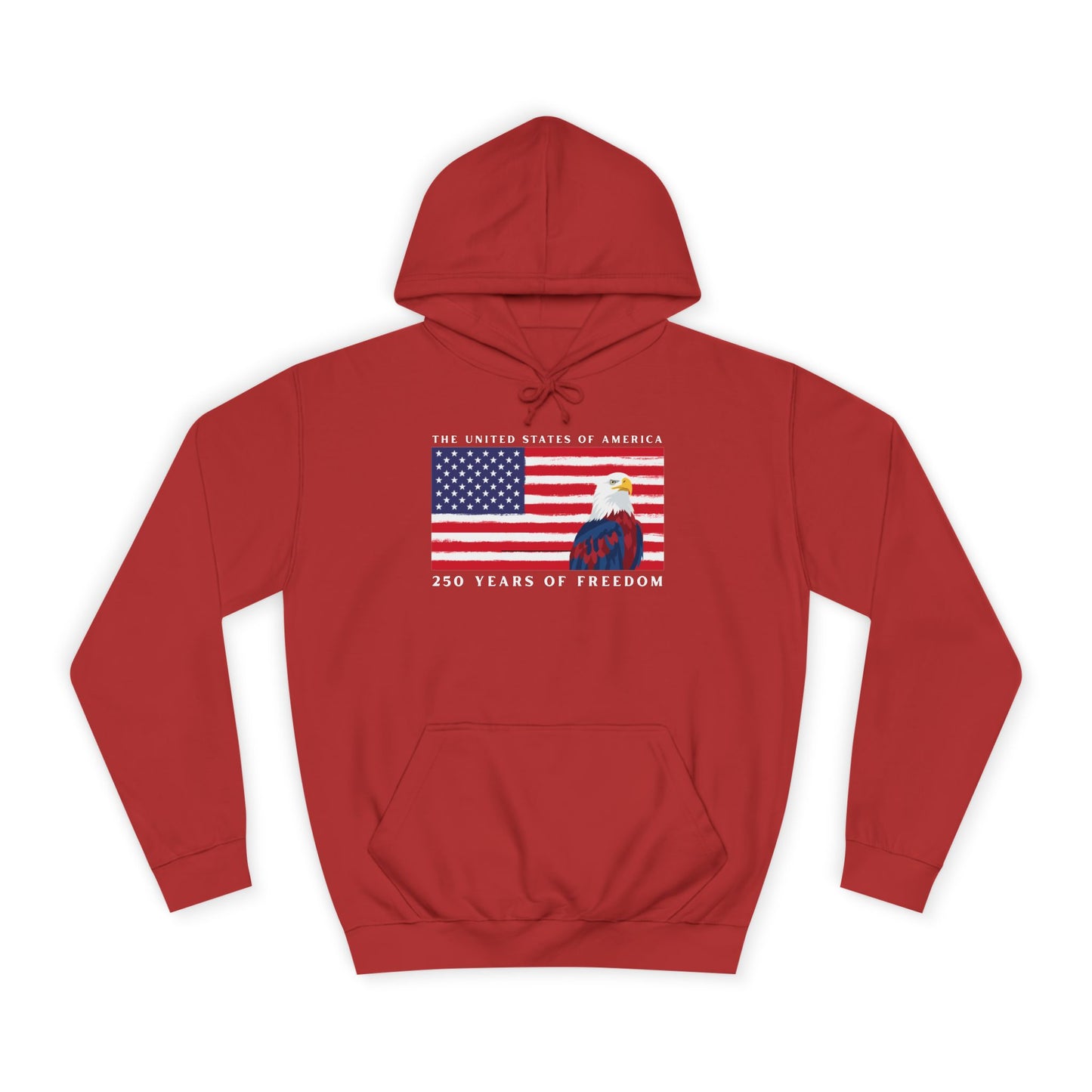 American Eagle Flag Hoodie — Patriotic USA College Sweatshirt