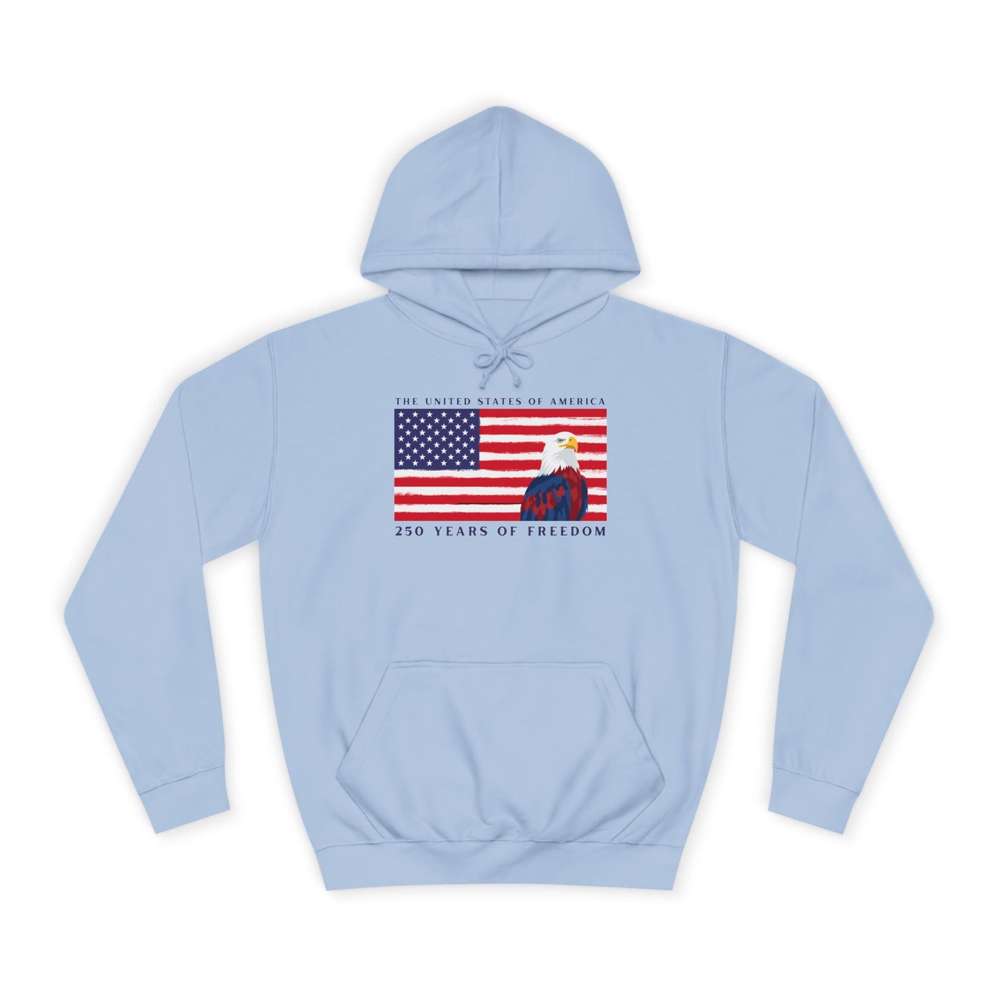 American Eagle Flag Hoodie — Patriotic USA College Sweatshirt