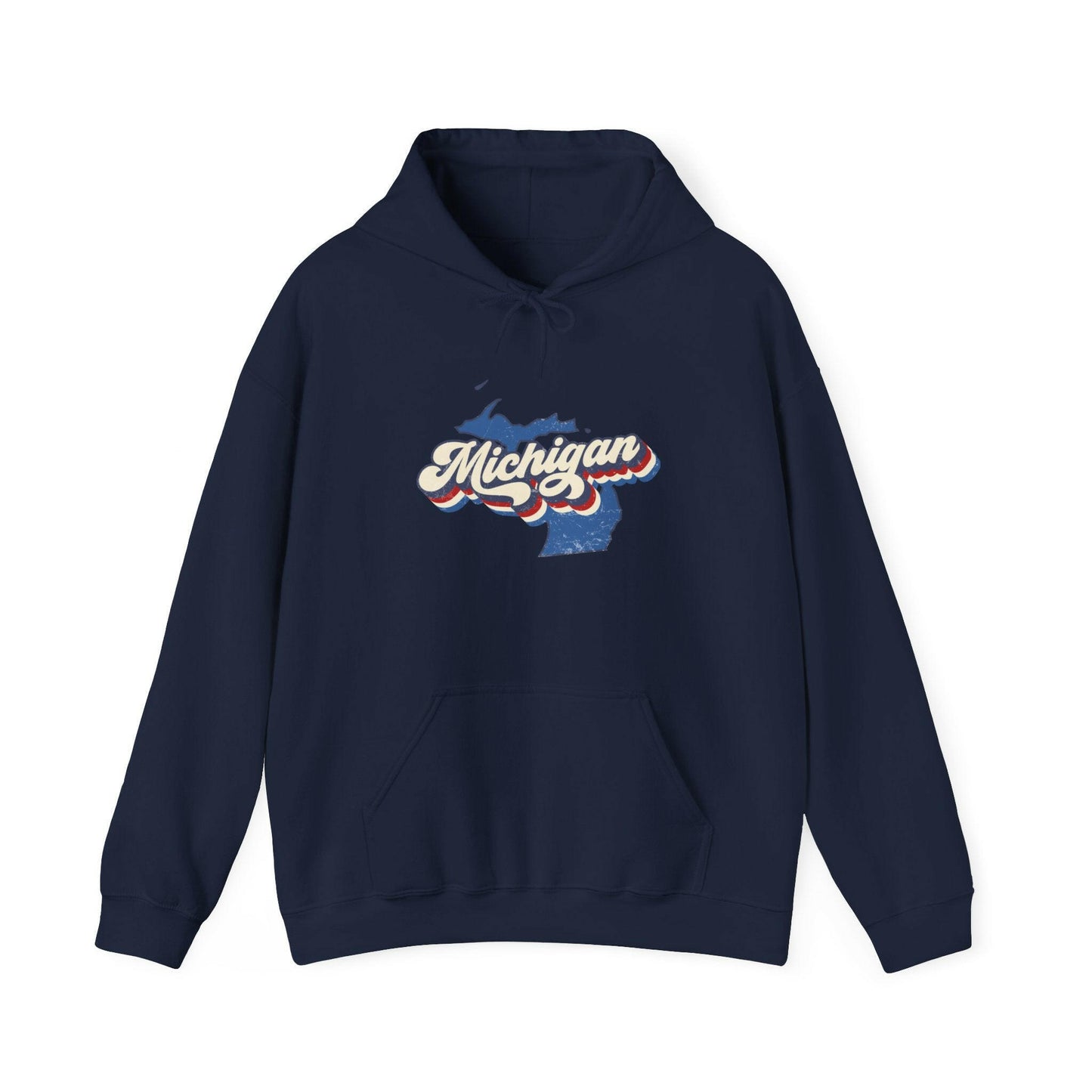 Vintage Michigan Pride Unisex Heavy Blend™ Hoodie