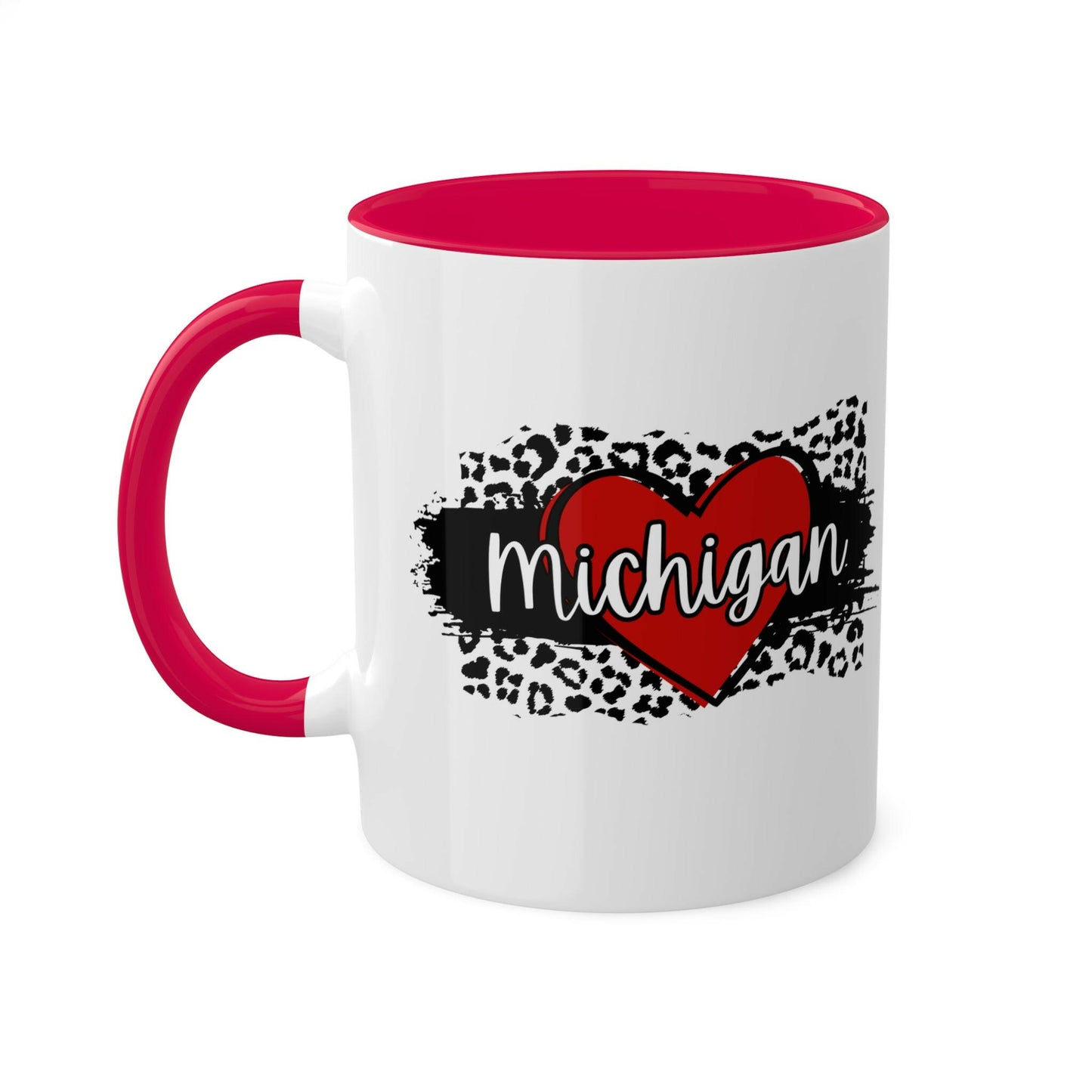 Wild at Heart Michigan Colorful Mugs, 11oz