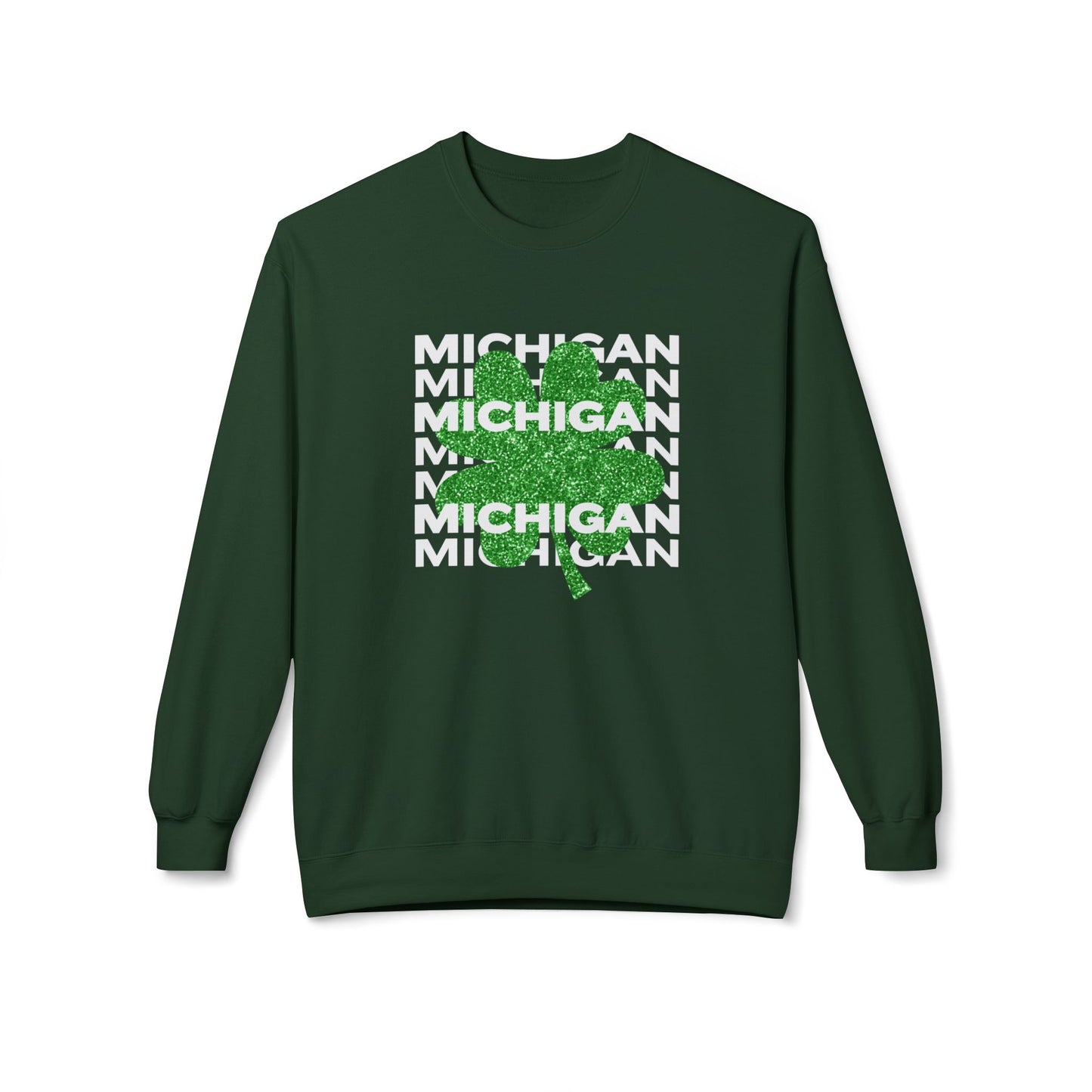 Lucky Looks Good on Michigan Sweatshirt