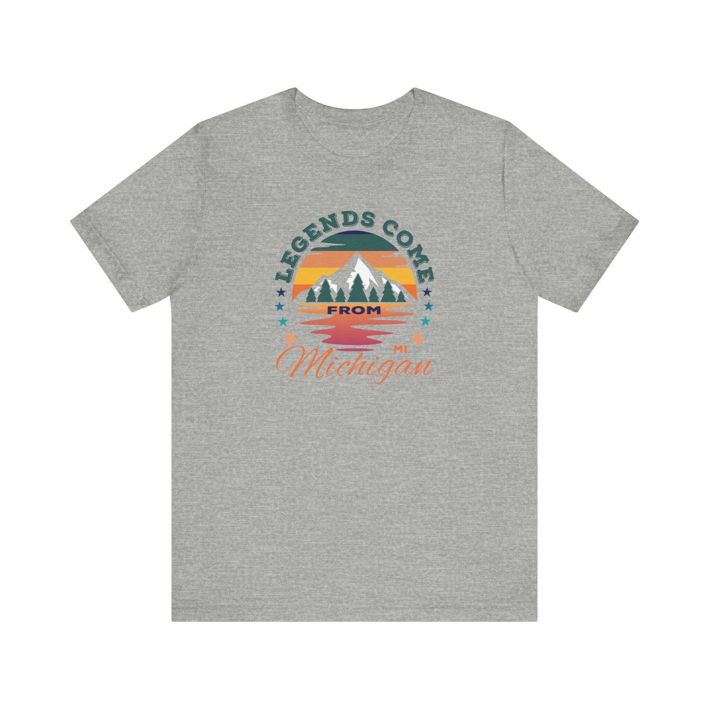 Legends Come from Michigan Unisex Jersey Tee