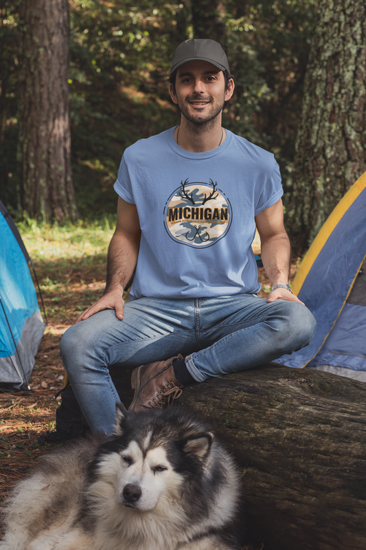 Michigan Antler & Hook Unisex Tee