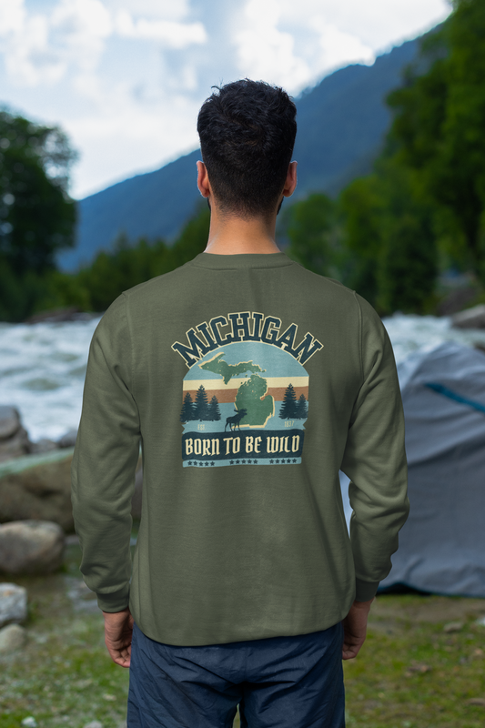 Born to Be Wild Unisex Heavy Blend™ Crewneck Sweatshirt