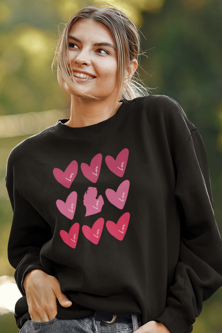 Crushin' on Michigan Midweight Sweatshirt
