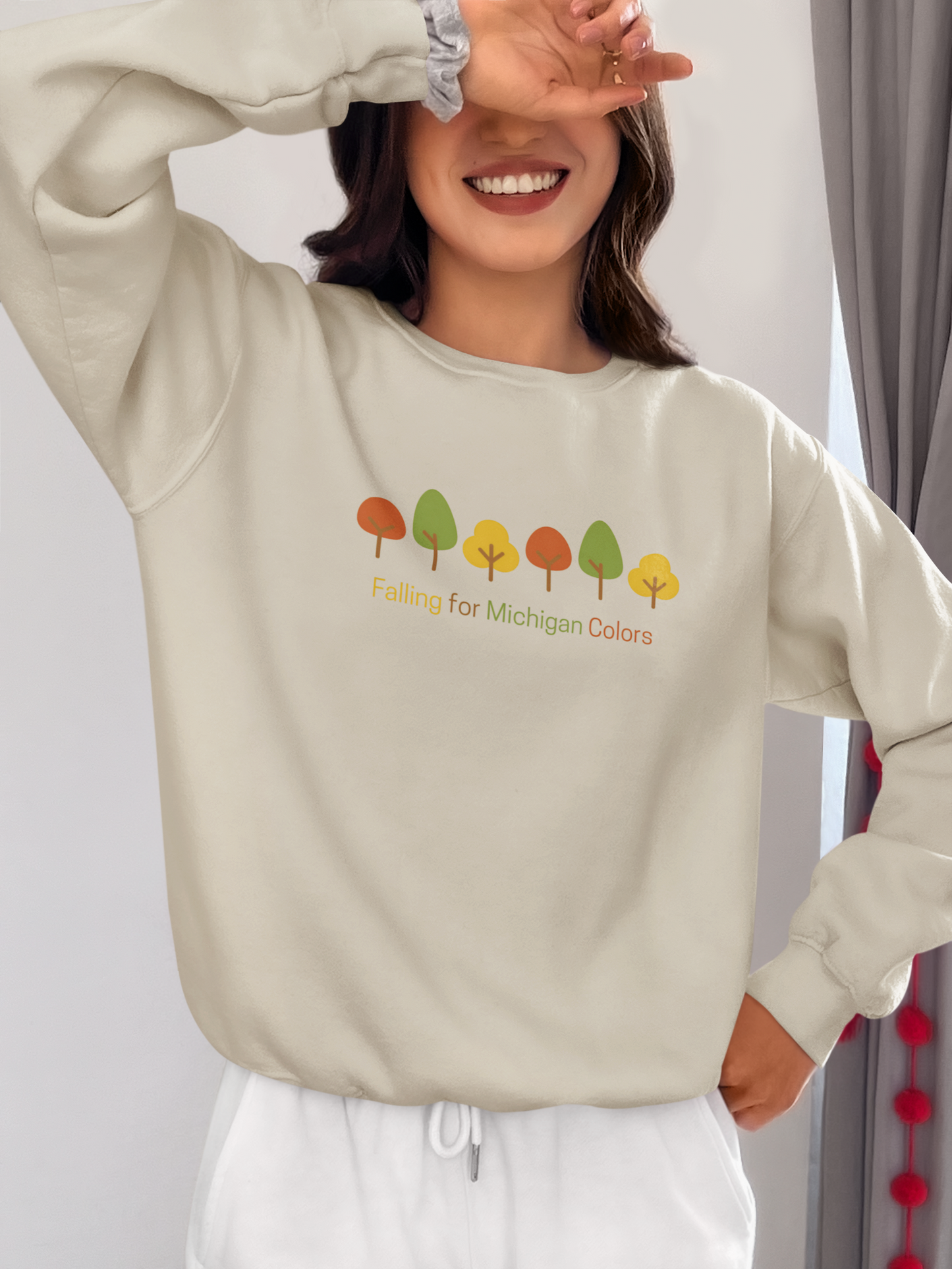 Falling for Michigan Colors Sweatshirt