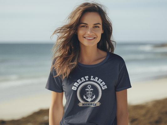 Anchored in Michigan Tee
