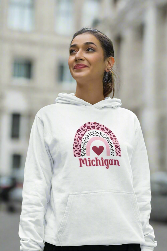 Love You, Michigan Hoodie