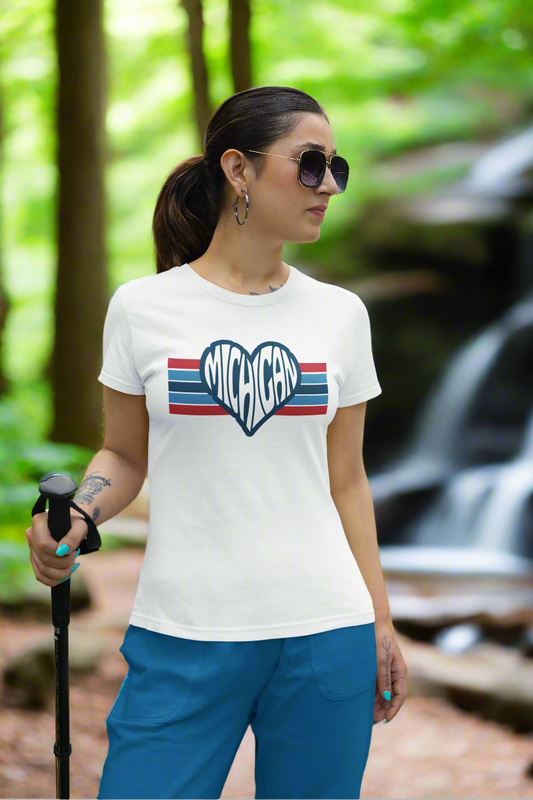 Michigan Love Heart Tee