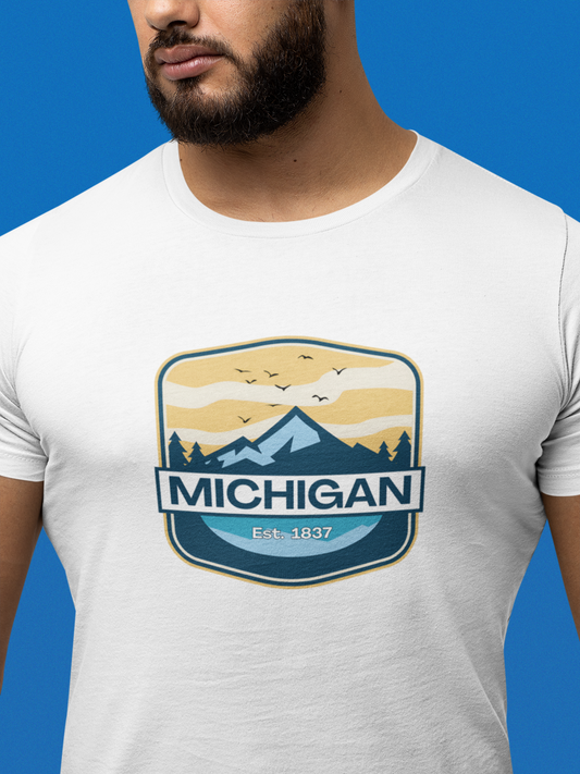 Michigan Adventure Est. 1837 Badge Tee
