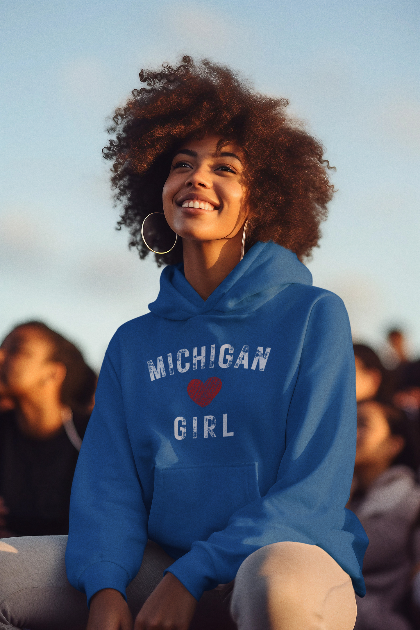 Michigan Girl Heart & Soul Hoodie