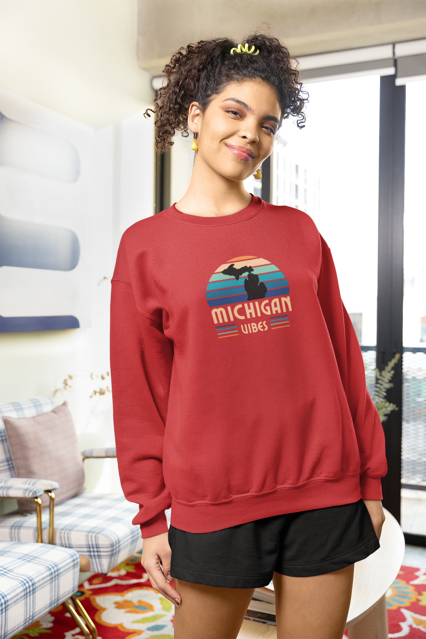 Michigan Vibes Unisex Heavy Blend™ Sweatshirt
