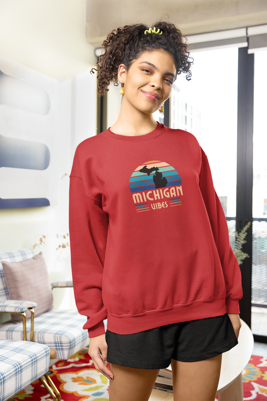 Michigan Vibes Unisex Heavy Blend™ Sweatshirt