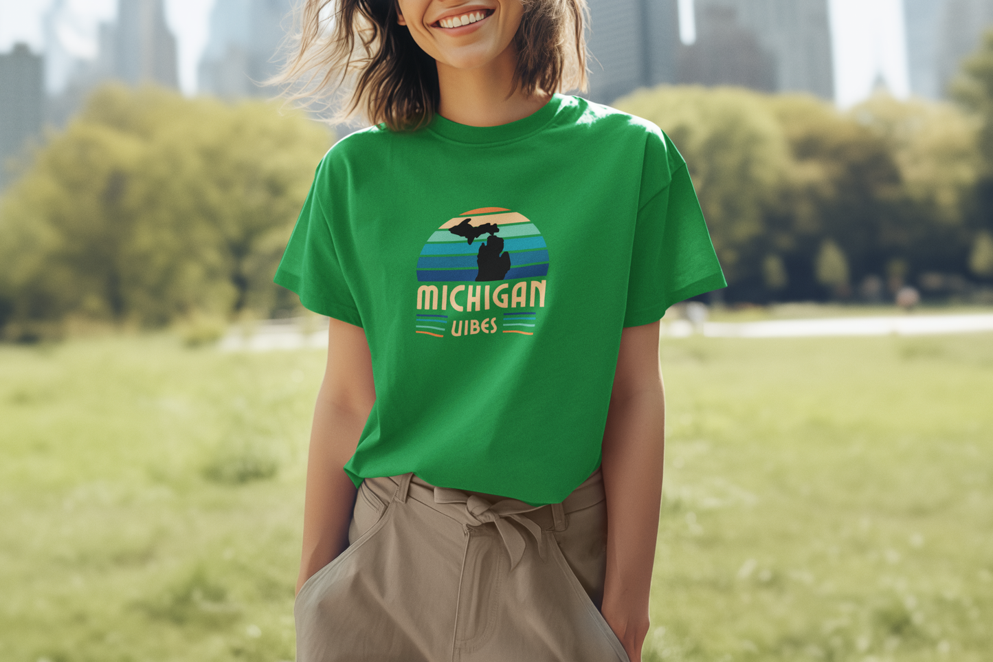 Michigan Vibes Unisex Softstyle Tee