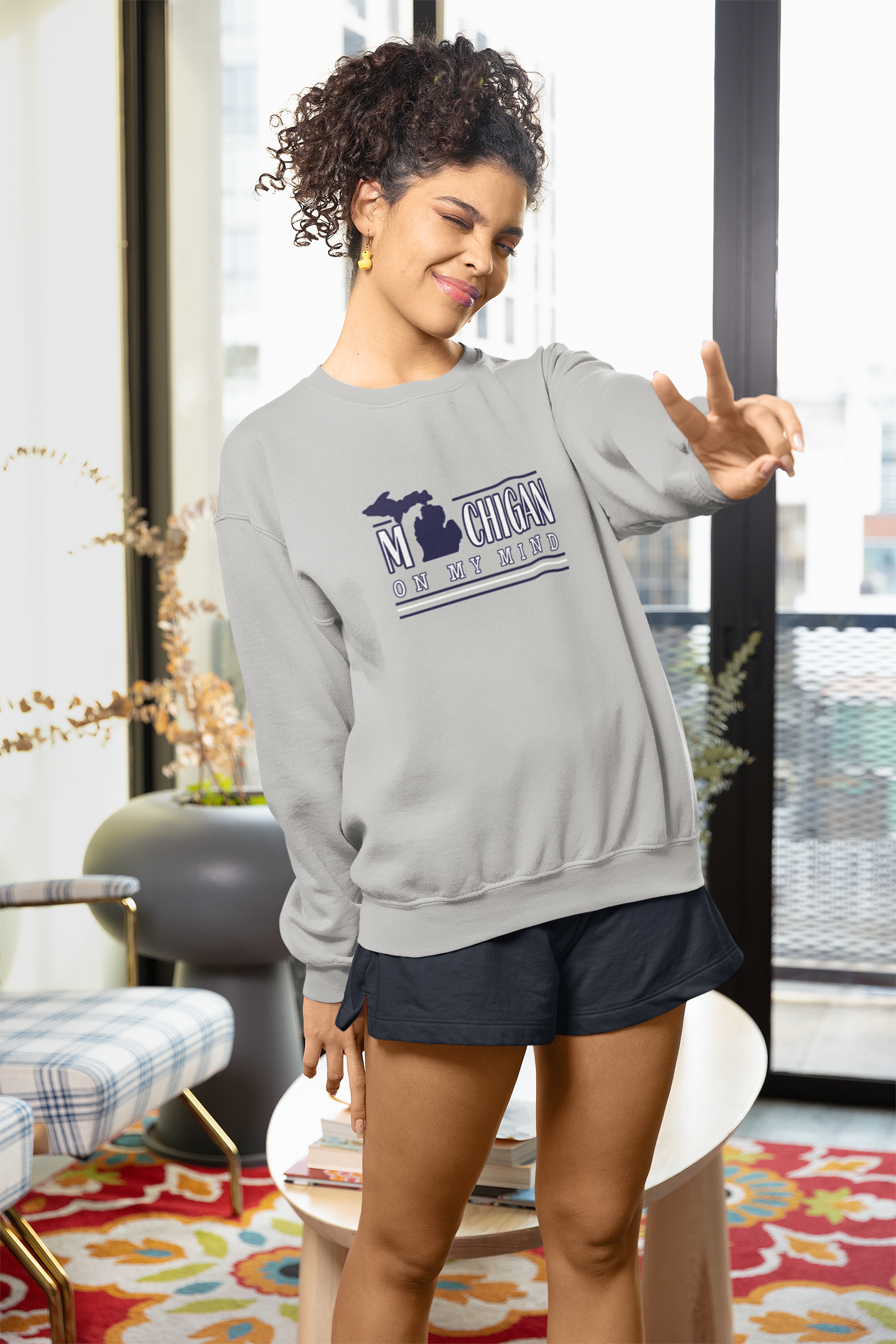 Michigan On My Mind Unisex Heavy Blend™ Sweatshirt