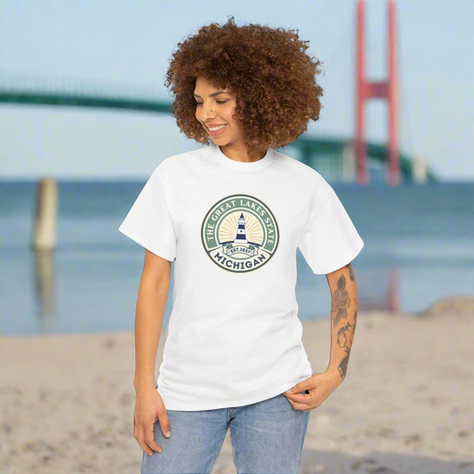 Beacon of the Great Lakes Cotton Tee