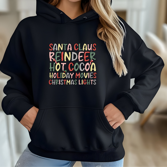 Retro Christmas Vibes Hoodie