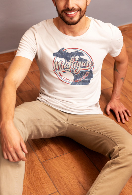 MI Great Lakes State Unisex Tee