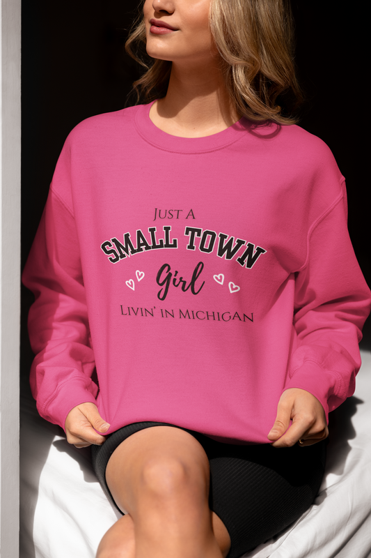 Small Town Girl - Livin' in Michigan Heavy Blend™ Sweatshirt
